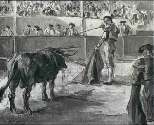Tauromachie Dans L'arene De Nimes by Pierre De Belay
