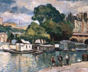 Paris - Les Quais De La Seine by Pierre De Belay