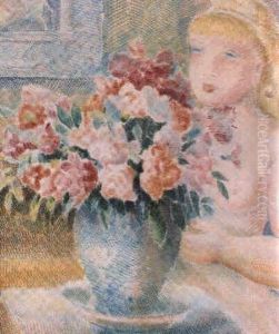 Femme Au Bouquet Femme Au Bouquet