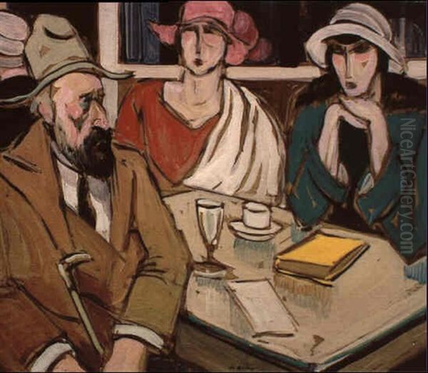 Scene De Cafe A La Coupole - view 1
