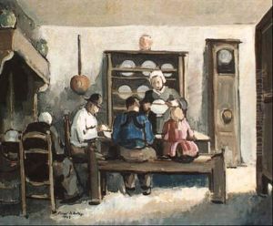 Interieur De Ferme En Bretagne by Pierre De Belay