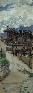 Paese Di Montagna by Adolfo Belimbau
