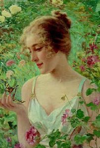 The Butterfly Girl by Adolfo Belimbau