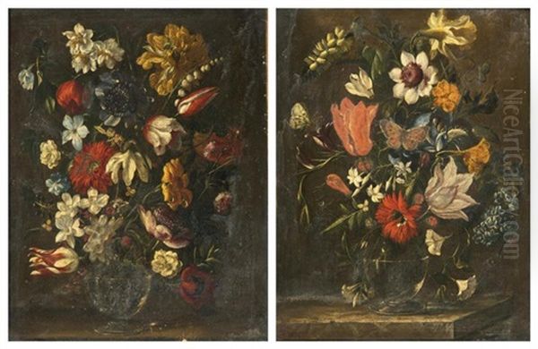 Bouquets De Fleurs (pair) - view 1