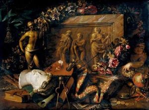 Allegorie Des Arts by Jean-Baptiste Ii Belin