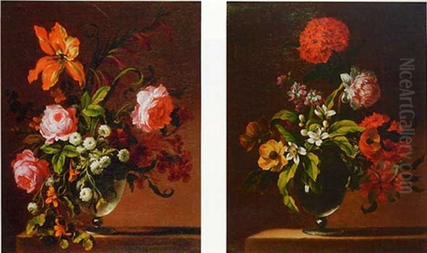 Bouquet De Fleurs (+ Another, Similar; Pair) - view 1