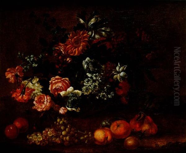 Bouquet De Fleurs Et De Fruits - view 1