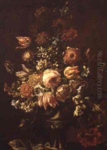 Still Life With Flowers by Jean-Baptiste Ii Belin