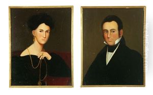 Portraits (pair) by Zedekiah Belknap