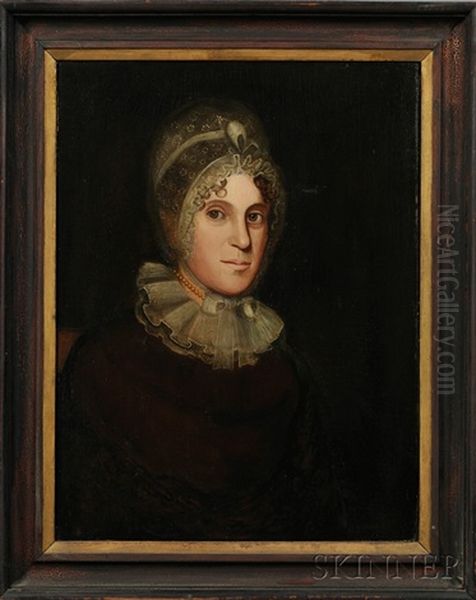 Pair Of Portraits Of A Man And Woman - view 1