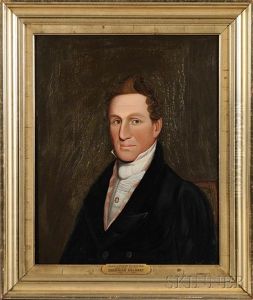 Portrait Of Josiah Gilson Esq. (+ Portrait Of Mrs. Vashti Gilson; Pair)