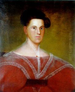 Portrait Of A Woman In Red Dress