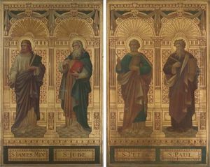 Peter And S. Paul (+ S. James And S. Jude; 2 Works, In Collab. W/alfred Bell Studio) by Alfred Bell
