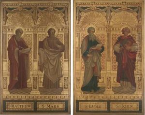 S. Matthew And S. Mark (+ S. Luke And S. John; 2 Works, In Collab. W/alfred Bell Studio) by Alfred Bell