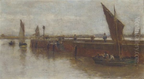 The Quayside, Honfleur - view 1