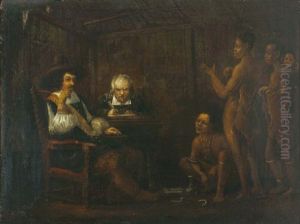 Van Riebeeck Can't Get Cattle From Strandlopers by Charles Davidson Bell