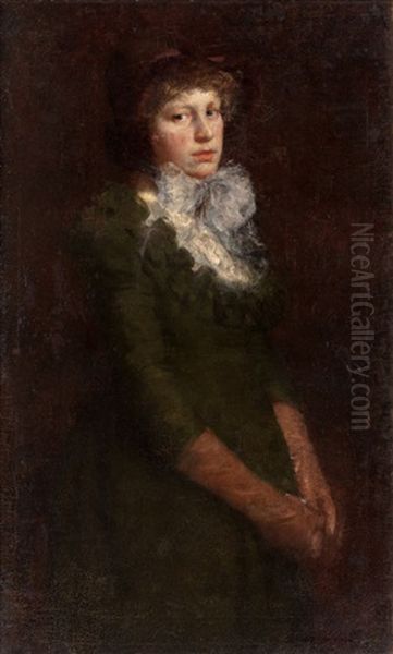 Portrait Of A Woman In A Hat - view 1