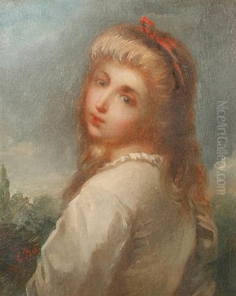 Head Of Girl (study) (+ Another; Pair) - view 1