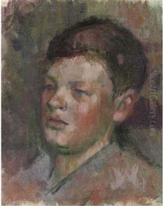 Head Of An Evacuee by Graham Bell