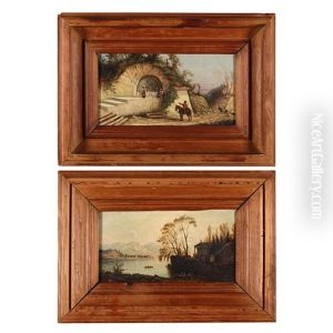 Pair Of Italian Scenes Pair Of Italian Scenes