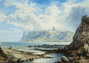 Scarborough Castle (+ Peasholme, Scarborough; Pair) by John Bell