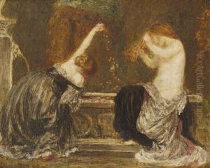 Women By A Fountain by Robert Anning Bell