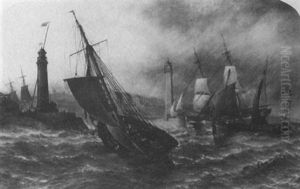 Sunderland Harbour As It Appeared In 1862 Sunderland Harbour As It Appeared In 1862