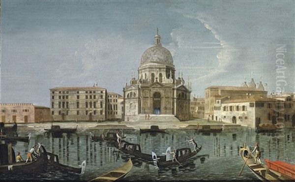 The Grand Canal With Santa Maria Della Salute, Venice - view 1