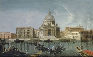 The Grand Canal With Santa Maria Della Salute, Venice The Grand Canal With Santa Maria Della Salute, Venice