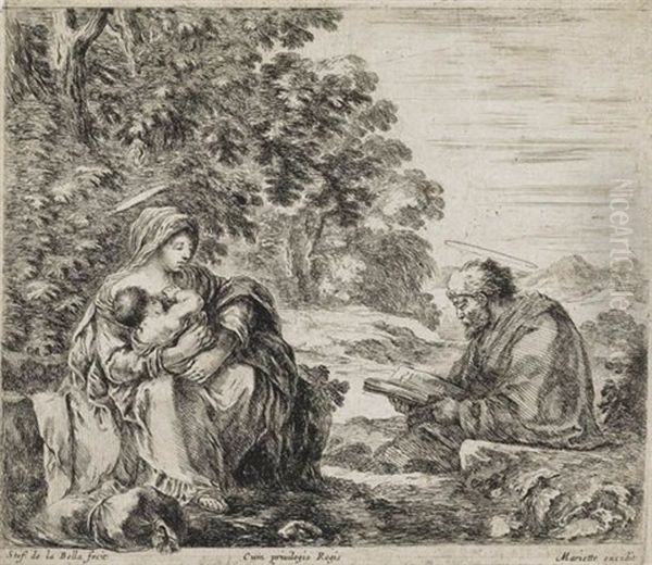 The Rest On The Flight Into Egypt - view 1