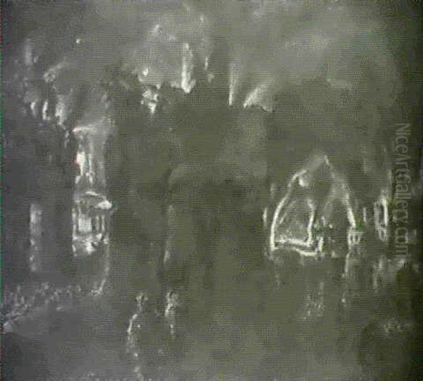 Lot And His Daughters Fleeing Sodom - view 1