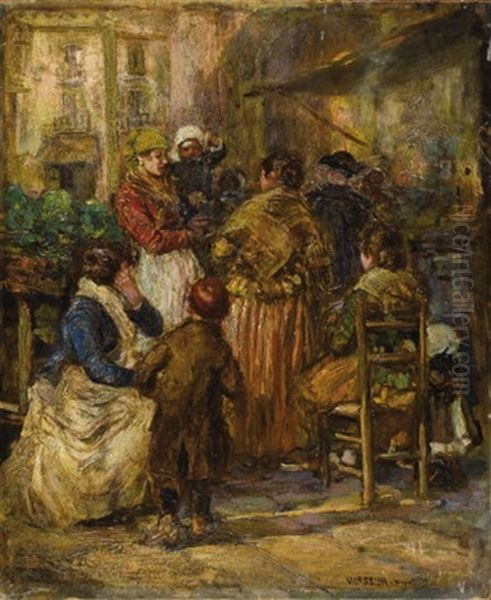 Women And Children In Naples, Italy - view 1