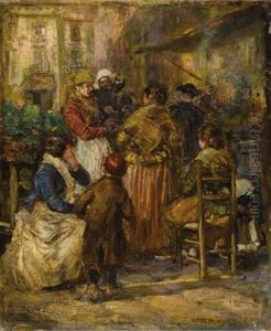 Women And Children In Naples, Italy by Vincenzo La Bella