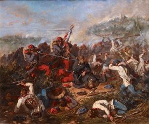 Bataille De Solferino by Eugene Alexandre Bellange
