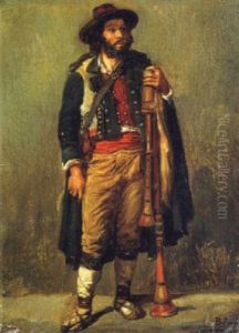 Pfifferaro by Eugene Alexandre Bellange