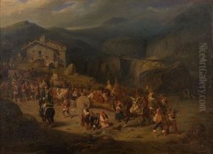 Episode De La Campagne D'espagne by Hippolyte Bellange