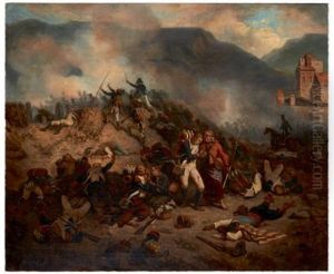 Scene De La Guerre D'espagne by Hippolyte Bellange