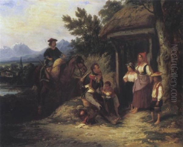 La Halte Du Grognard Pendant La Campagne D'italie - view 1
