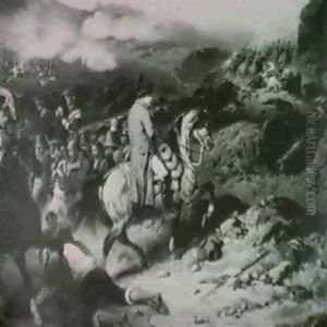 Napoleon Au Col De Somosierra by Hippolyte Bellange