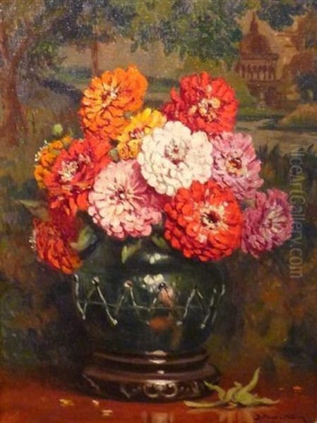 Bouquet De Zinnias - view 1
