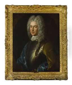 Portrait Of Alexander, 4th Lord Forbes Of Pitsligo (d. 1762), Half Length, Wearing Armour And A Blue Cloak