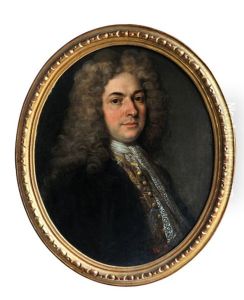 Portrait D'homme En Habit Brode