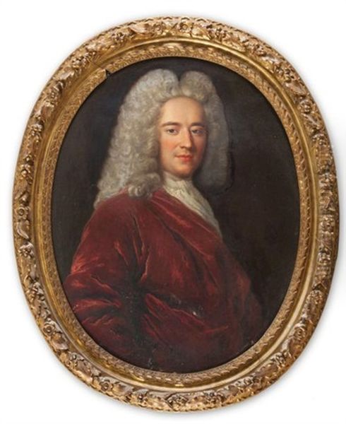 Portrait D'homme Au Manteau Rouge - view 1