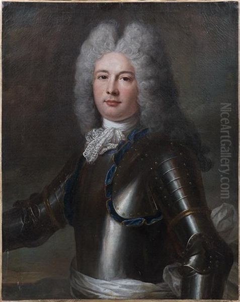 Portrait D'homme En Buste En Armure - view 1
