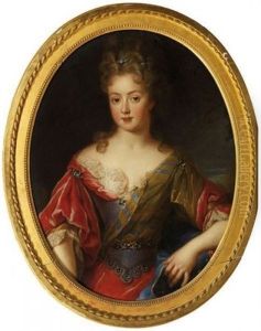 Portait De Jeune Femme En Robe A Volets