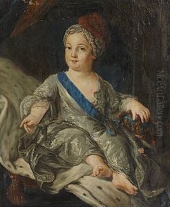 Portrait De Louis De France, Dauphin, A L'age De Un An Portrait De Louis De France, Dauphin, A L'age De Un An