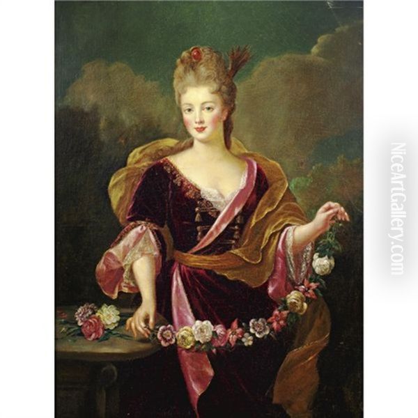 Portrait Of A Woman, Said To Be Adrienne Lecouvreur - view 1