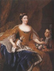 Portrait De Auguste-marie-jeanne De Baden-baden, Duchesse D'orleans