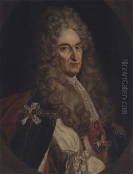 Portrait Of James Drummond, 4th Earl And 1st Duke Of Perth, In Garter Robes - view 1