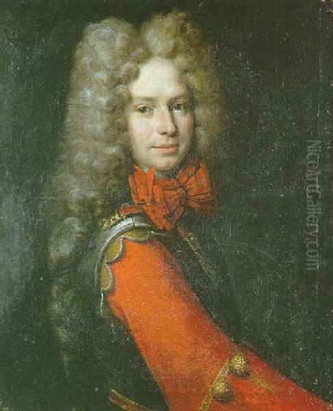 Portrait D'homme Au Noeud Rouge - view 1